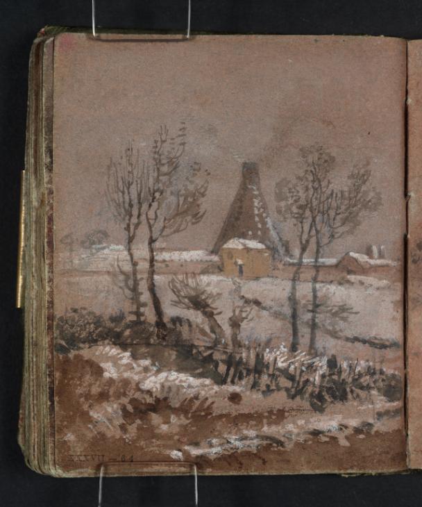 Joseph Mallord William Turner, ‘A Kiln, with Fields under Snow’ 1796-7