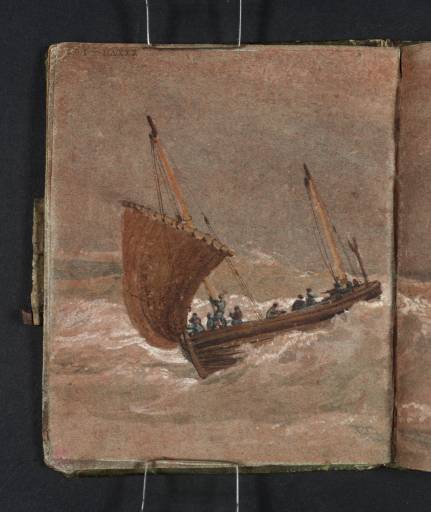 Joseph Mallord William Turner, ‘Fishing Boats in a Choppy Sea’ 1796-7