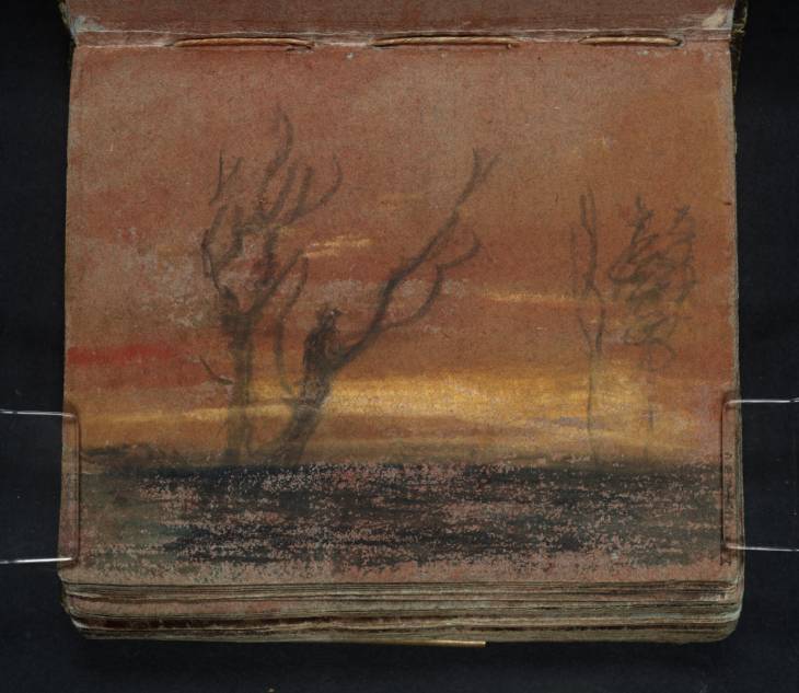 Joseph Mallord William Turner, ‘Trees Seen against a Sunset Sky’ 1796-7