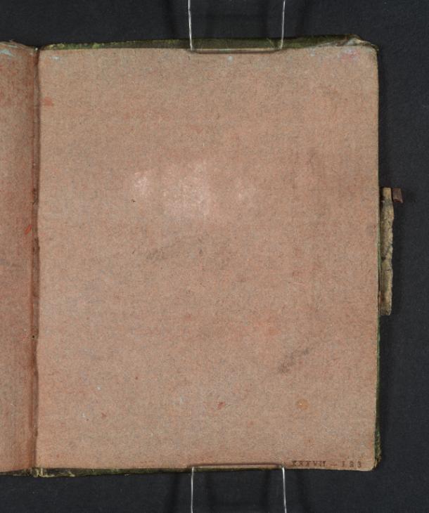 Joseph Mallord William Turner, ‘Blank’ 1796-7 (Blank right-hand page of sketchbook)