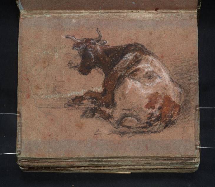Joseph Mallord William Turner, ‘Study of a Cow Lying Down’ 1796-7