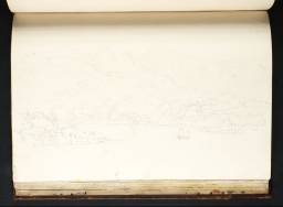 The Estuary of the Mawddach near Barmouth, with Cader Idris Beyond, Joseph Mallord William Turner, 1798, Graphite on paper
