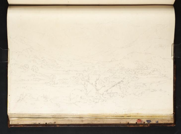 Joseph Mallord William Turner, ‘View up the Valley of Nant-y-Gwrhyd from Capel Curig, towards Snowdon’ 1798