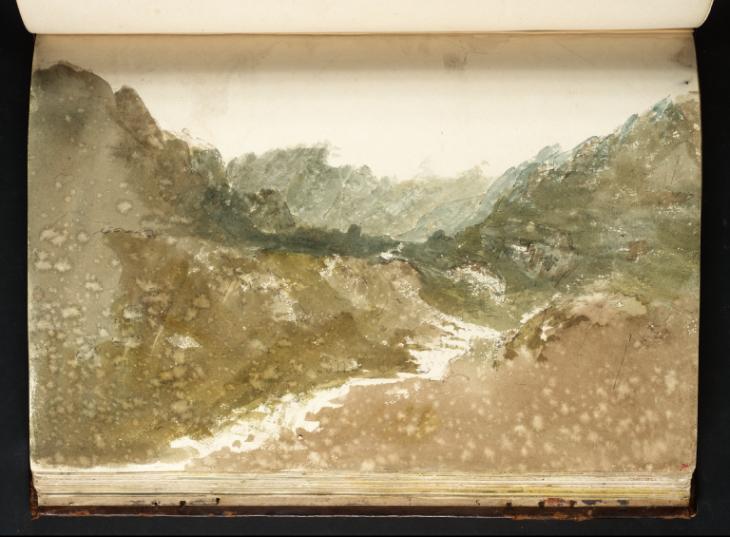 Joseph Mallord William Turner, ‘Cader Idris: A Stream among Rocks near the Summit’ 1798
