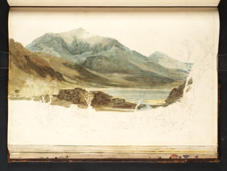 Joseph Mallord William Turner, ‘Snowdon and Yr Aran from Llyn Cwellyn’ 1798