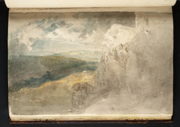 Joseph Mallord William Turner, ‘Carreg Cennen: View from the Castle Walls’ 1798
