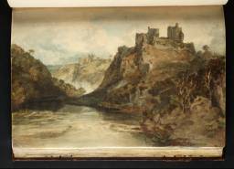 Cilgerran Castle on the Teifi, Looking Upstream, Joseph Mallord William Turner, 1798, Graphite on paper