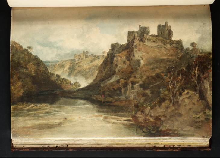Joseph Mallord William Turner, ‘Cilgerran Castle on the Teifi, Looking Upstream’ 1798