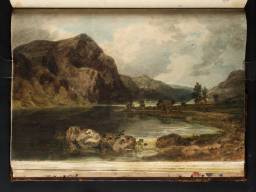 Llyn Cwellyn, Joseph Mallord William Turner, 1798, Graphite on paper