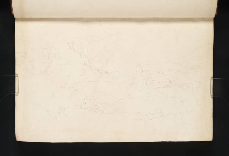 Joseph Mallord William Turner, ‘A Cottage by a Single-Arched Bridge among Mountains’ 1798