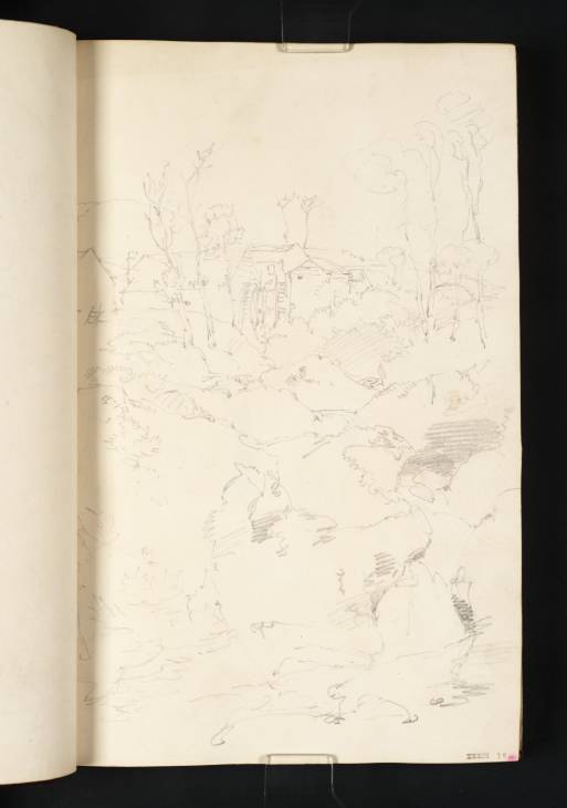 Joseph Mallord William Turner, ‘A Watermill above a Rocky Stream’ 1798