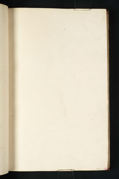 Joseph Mallord William Turner, ‘Blank’ 1798 (Blank right-hand page of sketchbook)