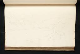 Llyn Cwellyn, Joseph Mallord William Turner, 1798, Graphite on paper