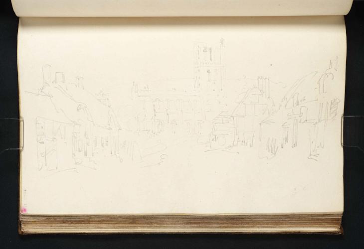 Joseph Mallord William Turner, ‘View up a Town Street towards a Large Church’ 1798