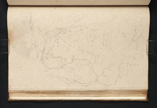 Joseph Mallord William Turner, ‘Rocks and Trees in a Valley’ 1798