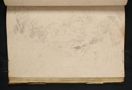 Joseph Mallord William Turner, ‘?An Arcaded Bridge across a Stream or River among Trees’ 1798