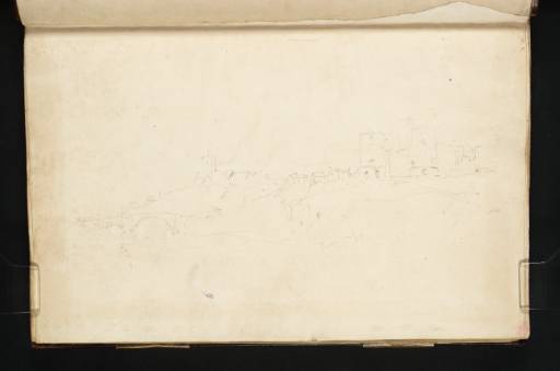 Joseph Mallord William Turner, ‘Rhuddlan: The Bridge, Church, and Castle, Seen from the South’ 1798