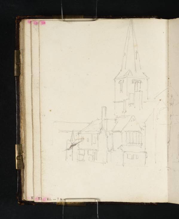 Joseph Mallord William Turner, ‘Malmesbury Cross and Church’ 1798