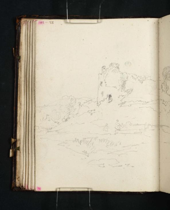 Joseph Mallord William Turner, ‘Llandovery: Part of the Castle Ruins’ 1798
