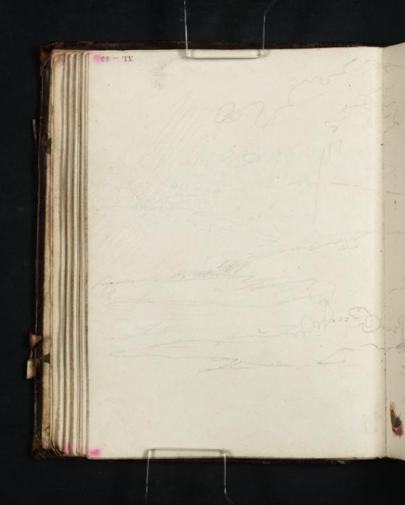 Joseph Mallord William Turner, ‘A Mountainous Landscape, with the Sun behind Clouds’ 1798