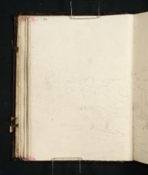 Boats on the Bend of a River with Wooded Banks; ?A Castle Beyond, Joseph Mallord William Turner, 1798, Graphite on paper
