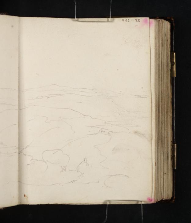 Joseph Mallord William Turner, ‘Extensive View over Hills, with the Sea to the Right’ 1798