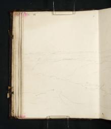 Extensive View over Hills, ?with the Sea to the Right, Joseph Mallord William Turner, 1798, Graphite on paper