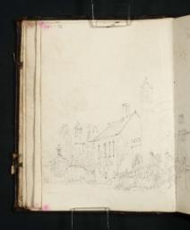 The Entrance Front of Lacock Abbey; Details of Ornament (Above), Joseph Mallord William Turner, 1798, Graphite on paper