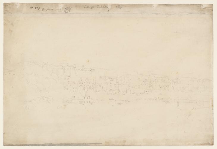 Joseph Mallord William Turner, ‘General View of Cyfarthfa Ironworks ?from the South-West’ 1798
