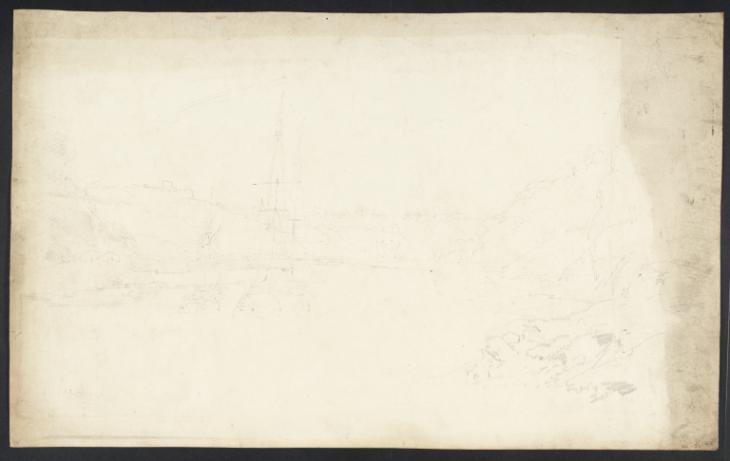 Joseph Mallord William Turner, ‘Shipping on the Wye ?near Goodrich Castle’ 1798