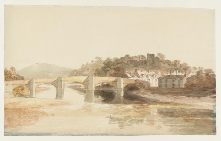 Joseph Mallord William Turner, ‘Usk, Monmouthshire, Seen from across the River’ 1798