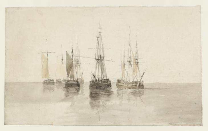 Joseph Mallord William Turner, ‘Ships in a Calm’ 1798