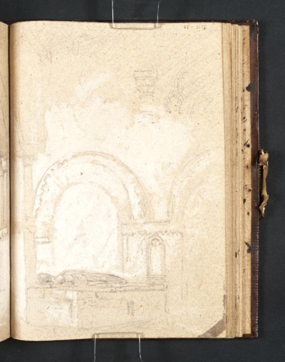 Joseph Mallord William Turner, ‘Ewenny: The Interior of the Priory’ 1798