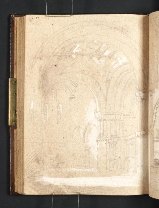 Joseph Mallord William Turner, ‘Ewenny: The Interior of the Priory’ 1798