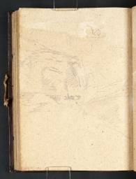 Rocky Cliffs, Seen from Below, Joseph Mallord William Turner, 1798–9, Graphite on paper