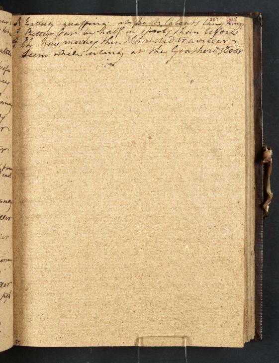 Joseph Mallord William Turner, ‘Inscription by Turner: Song Lyrics’ 1798-9