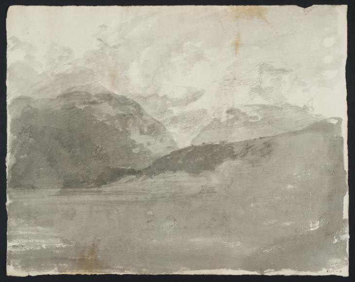Joseph Mallord William Turner, ‘Lake and Mountains’ c.1799