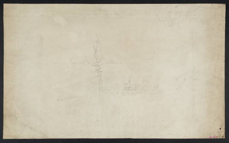 Joseph Mallord William Turner, ‘A Tree and Distant Shipping’ 1793-4