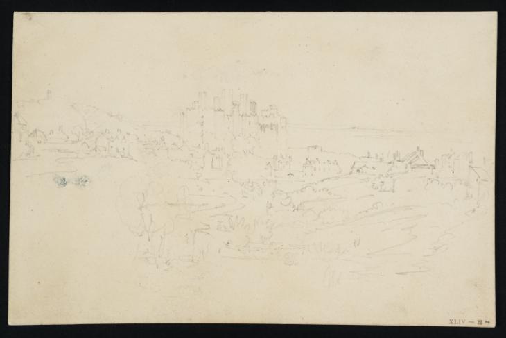 Joseph Mallord William Turner, ‘Caernarvon Castle from the North-East’ 1798