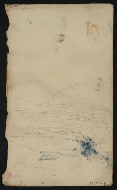 Joseph Mallord William Turner, ‘Long Mountain Seen beyond Fields’ 1798