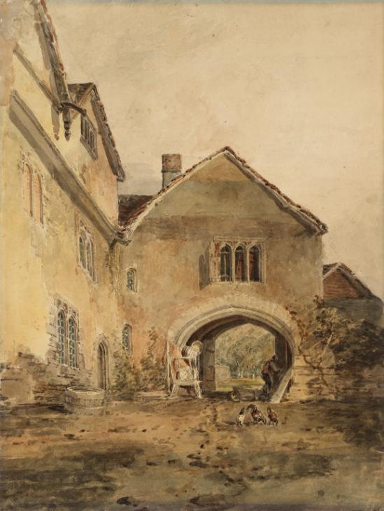 Joseph Mallord William Turner, ‘Allington Castle, Kent: The Gateway’ c.1798