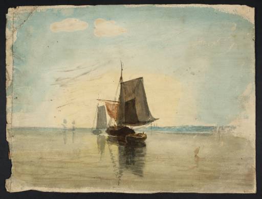 Joseph Mallord William Turner, ‘A Group of Fishing Boats in an Estuary’ ?1798