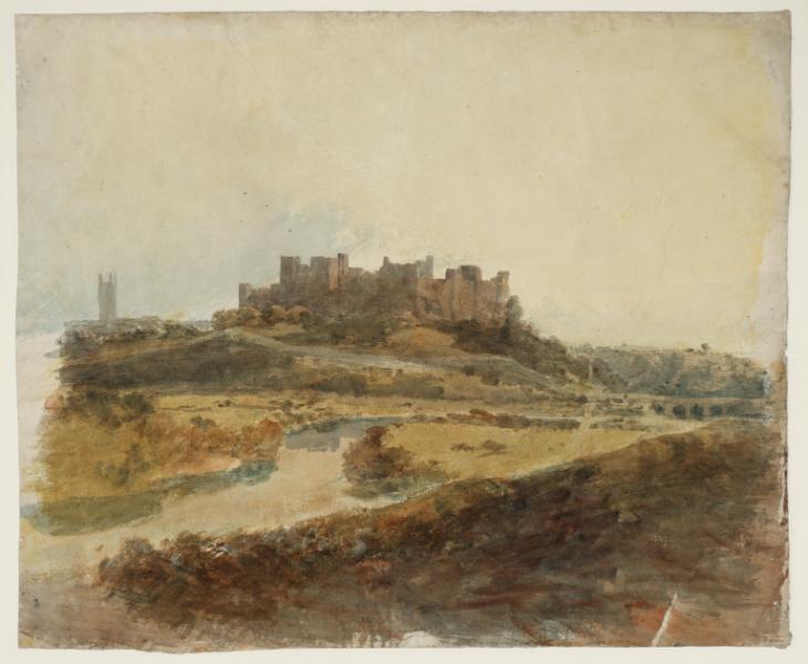 Joseph Mallord William Turner, ‘Ludlow Castle and Bridge, Seen from the North-East’ 1798