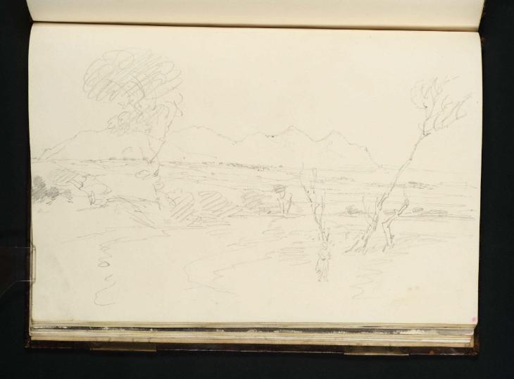 Joseph Mallord William Turner, ‘View Looking West from above Caernarvon towards yr Eifl and the Lleyn Peninsular’ 1799