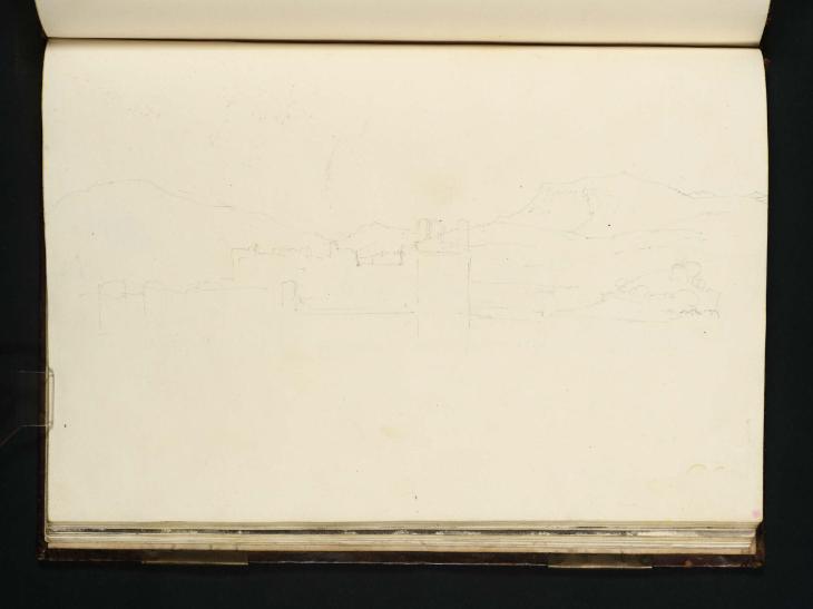 Joseph Mallord William Turner, ‘Caernarvon Castle from the North’ 1799