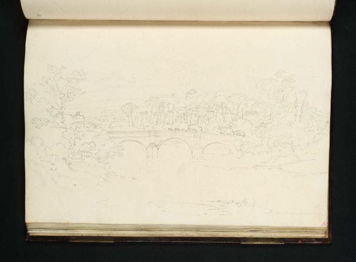 Joseph Mallord William Turner, ‘Whalley: The Bridge, with the Abbey Beyond’ 1799