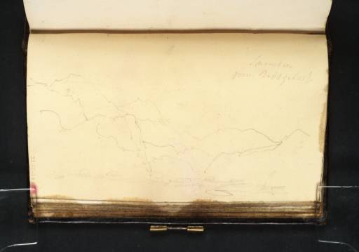 Joseph Mallord William Turner, ‘Snowdon from Beddgelert near Dinas Emrys’ 1799