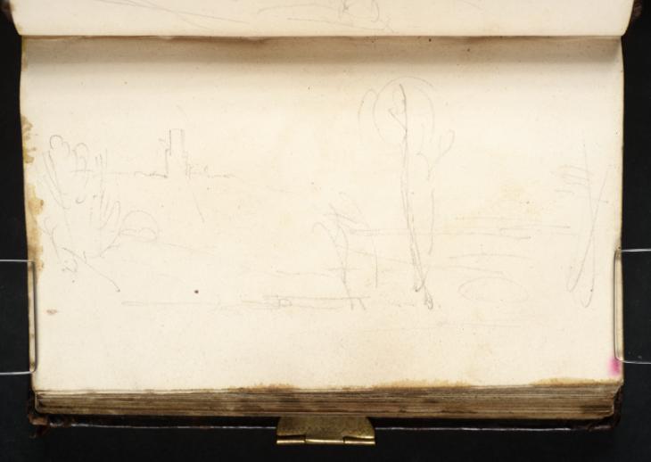 Joseph Mallord William Turner, ‘Composition Study for a View of Fonthill from the South-West’ 1799