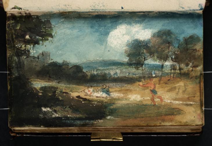 Joseph Mallord William Turner, ‘Copy of Nicolas Poussin's 'Landscape with a Man Killed by a Snake'’ 1799