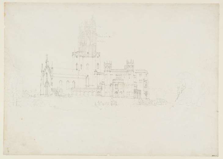 Joseph Mallord William Turner, ‘Fonthill: Near View of the Abbey from the South-East’ 1799